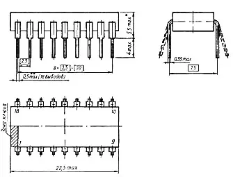 КР1058ФП1 микросхема фото 2