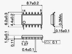 ЭКФ1533ИЕ19 микросхема фото 2