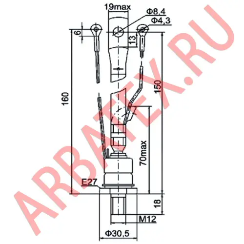 ТБ151-63-10 тиристор фото 3 ТБ151-63-10 тиристор фото 3