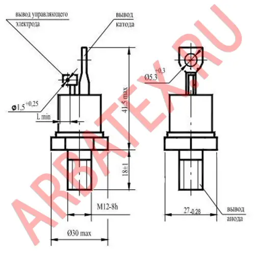 Т152-63-16 тиристор фото 3
