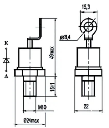 Д142-100-12 диод фото 2