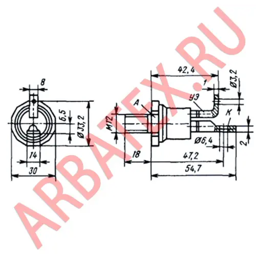 Т15-32-16 тиристор фото 3