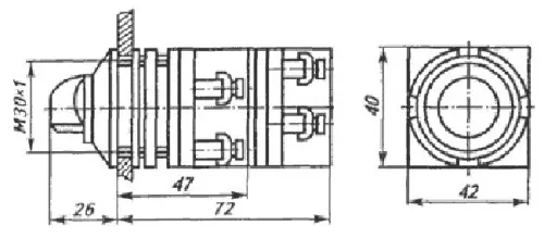 ПЕ-072 переключатель (исп.3) фото 3