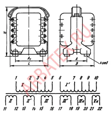 ТА34-127/220-50В трансформатор фото 2