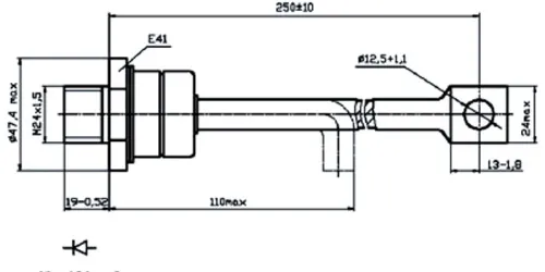 ДЧ171-320Х-12 диод фото 2