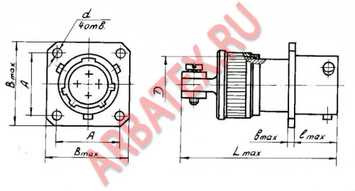 СНЦ23-19/24Р-2-В розетка Разъемы разное фото фото 3