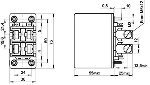 КНЕ-220 24В контактор фото 3 КНЕ-220 24В контактор фото 3