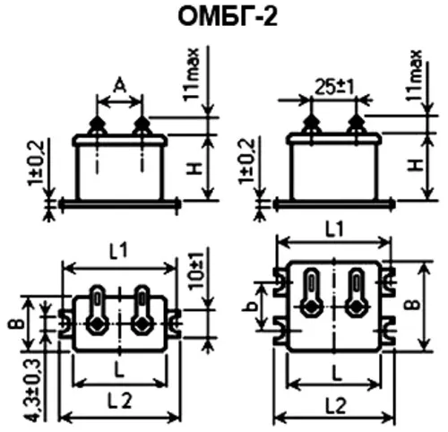ОМБГ-2 630в 2 мкф фото 3 ОМБГ-2 630в 2 мкф фото 3