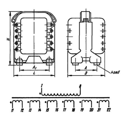 ТА23-127/220-50В трансформатор фото 3 ТА23-127/220-50В трансформатор фото 3